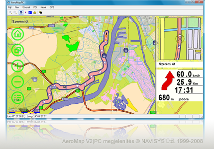 AeroMap V2|PC - GPS navigáció
