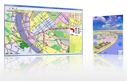 AeroMap GPS navigációs rendszer - PDA, PC, Notebook